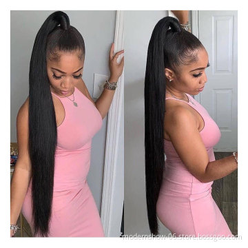MODERN SHOW Virgin Cuticle Aligned Straight 30 32 34 36 38 40 inch Brazilian Human Hair Bundles